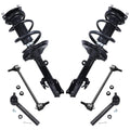 Detroit Axle - 6pc Front Struts Kit for 04-07 Toyota Highlander Lexus RX330, 07-09 RX350, 06-08 RX400h, 2 Struts & Coil Spring 2