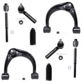 Detroit Axle - 8pc Front End Kit for 03-09 Lexus GX470 Toyota 4Runner, 07-09 FJ Cruiser, 2 Upper Control Arms 4 Tie Rod Ends 2 B