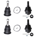 Detroit Axle - 4 Front Ball Joints for Chevy GMC Silverado Sierra Avalanche Suburban Yukon XL 2500 3500 HD Hummer H2 Upper and L
