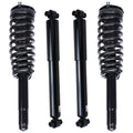 Detroit Axle - 4pc Struts Shocks for 2010-2012 Ford Fusion Lincoln MKZ 10-11 Mercury Milan Complete 2 Front Struts with Coil Spr