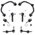 Detroit Axle - Front End 8pc Suspension Kit for Ford Expedition 2004 2005 2006, 2 Upper Control Arms 2 Lower Ball Joints 2 Sway