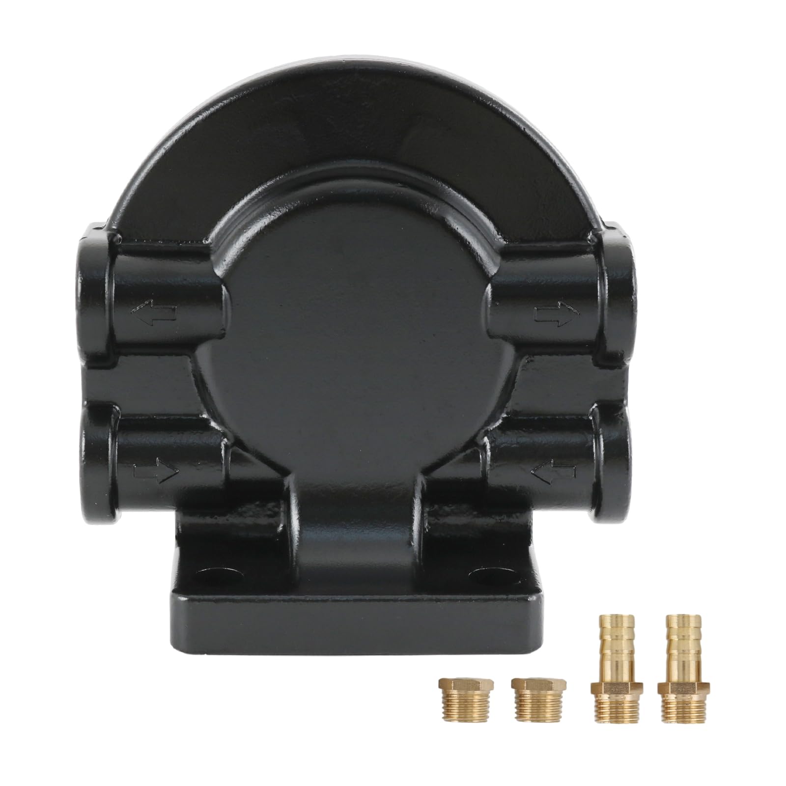 CARMOCAR S3213 Fuel Filter Base 18-7853-1 replacement for Marine Outboard Motor Mercury with 3/8 Barb x 1/4 NPT brass Fittings W