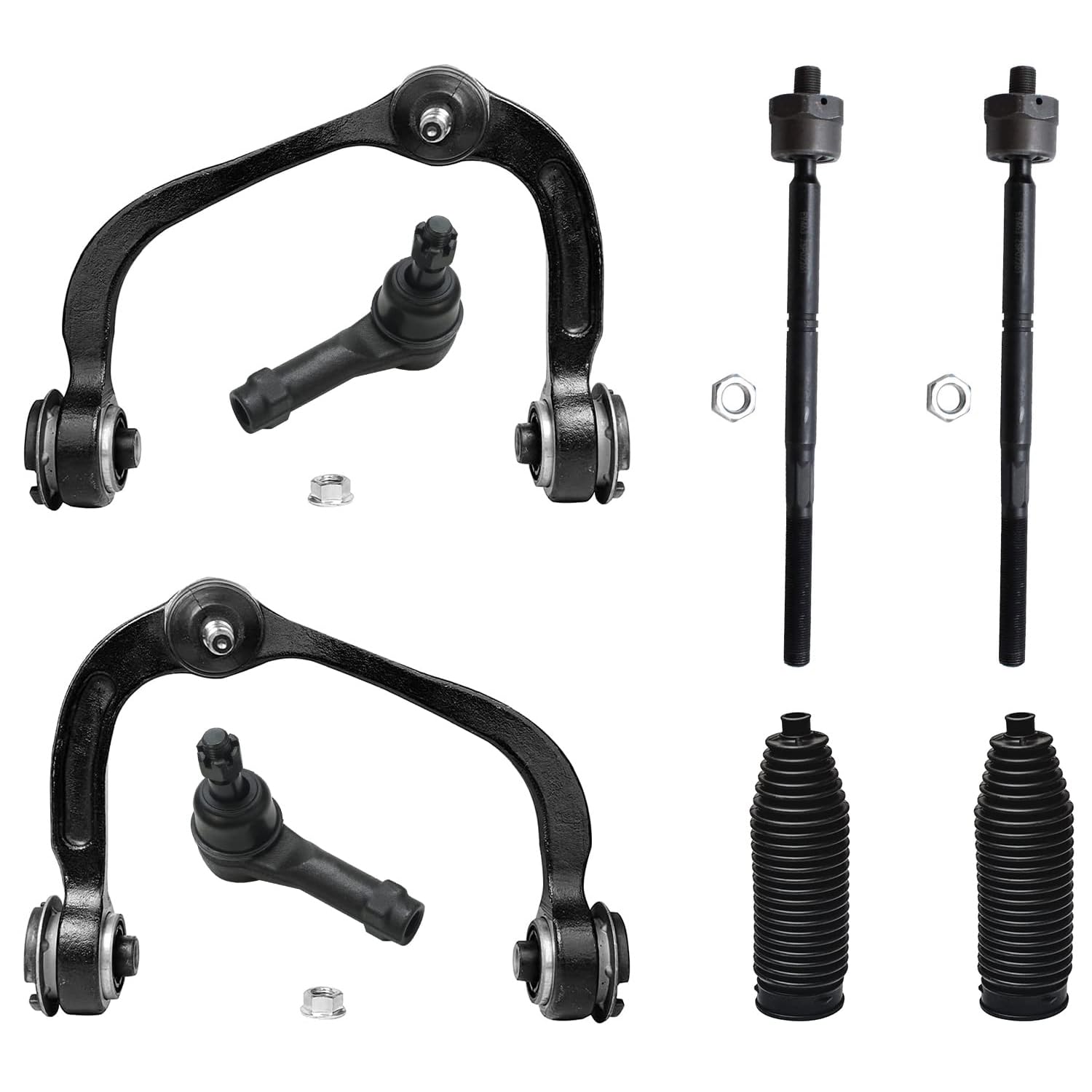 Detroit Axle - 4WD Front End Suspension Kit for 2004-2008 Ford F-150 Lincoln Mark LT 2 Upper Control Arms w/Ball Joints 4 Inner