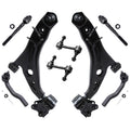 Detroit Axle - Front 8pc Suspension Kit for 07-14 Ford Edge Lincoln 07-15 MKX 2007 2008 2009 2010 2011 2012 2013 2014, 2 Lower C