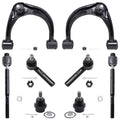Detroit Axle - 8pc Front End Kit for 2003-2009 Toyota 4Runner FJ Cruiser Lexus GX470, 2 Upper Control Arms w/Ball Joints 4 Tie R