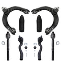 Detroit Axle - 8pc Front End Control Arms Kit for 11-15 Dodge Durango Jeep Grand Cherokee, 2 Upper Control Arms w/Ball Joints 4