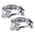 EVIL ENERGY V Band Clamp for Flange Kit Stainless Steel (2, 1.5)