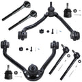 Detroit Axle - 8pc Front End Control Arms Kit for Chevy GMC C1500 C2500 Suburban C3500 Savana Express 2500 3500, 2 Upper Control
