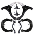 Detroit Axle - 8PC Front Upper and Lower Control Arms w/Ball Joints and Outer Tie Rods Replacement for 2006 2007 2008 Hyundai So