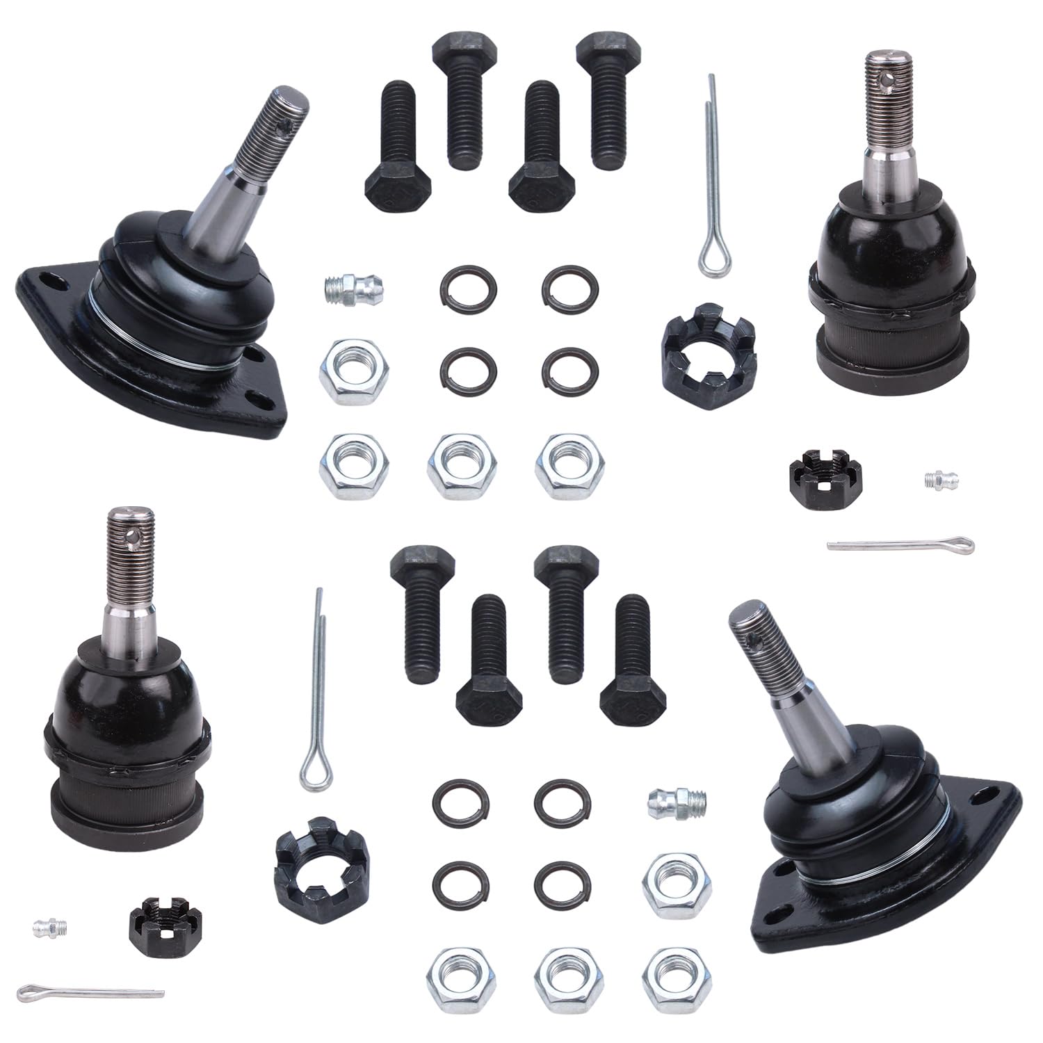 Detroit Axle - 4 Front Ball Joints for Chevy Blazer GMC Jimmy C10 C15 G10 G15 P10 P15 R1500 C1500 G1500 G2500 R1500 P1500 Suburb