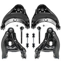 Detroit Axle - 8pc Front End Control Arms Kit for Chevrolet Tahoe GMC Yukon C1500 C2500, 4 Upper & Lower Control Arms w/Ball Joi