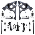 Detroit Axle - 13pc Front End Control Arms Kit for Chevy GMC 03-05 Express Savana 2500 [7300 lb. GVW], Lower Control Arms Tie Ro