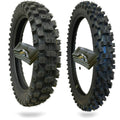 WIG Racing 70/100-19 and 90/100-16 Tire Set with Inner Tube Combo (Standard Inner Tubes 1.5mm thick)
