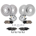 Detroit Axle - Brake Kit for 04-12 Chevrole Malibu, 06-10 Pontiac G6, 07-09 Saturn Aura, Disc Brake Rotors Ceramic Brakes Pads R