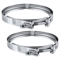EVIL ENERGY V Band Clamp for Flange Kit Stainless Steel (2, 6.0)