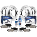 Detroit Axle - Brake Kit for 2001 2002 Dodge Ram 2500 3500 Brake Rotors and Ceramic Brakes Pads Front and Rear Replacement