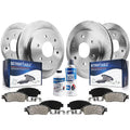 Detroit Axle - Brake Kit for 2008-2010 Infiniti QX56 Nissan Titan 2007-2011 Armada, Rear Disc Brake Rotors Ceramic Brakes Pads 2