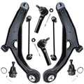 Detroit Axle - 8pc Front End Suspension Kit for 2011-2014 Chrysler 200 2007-2010 Sebring 2008-2014 Dodge Avenger 2 Lower Control