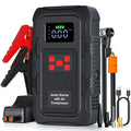 5000A Jump Starter with Air Compressor,A1 Car Jumper Starter with 150PSI Tire Inflator 12V Jump Box with LCD Display,Flashlight,