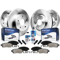 Detroit Axle - Brake Kit for 2008 2009 2010 Subaru Impreza 2.5i Brake Rotors and Ceramic Brakes Pads Replacement: 10.91 inch Fro
