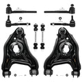 Detroit Axle - New 8-Piece Front Suspension Kit fits 2WD ONLY - (2) Front Lower Suspension Control Arms & Ball Joints, (2) Front