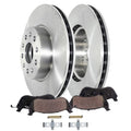 Detroit Axle - Front Brake Kit for 2021-2024 Chevrolet Camaro, Disc Brake Rotors Ceramic Brakes Pads 2022 2023 Replacement : 13.