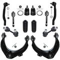 Detroit Axle - 12pc Front End Kit for 1998-2002 Honda Accord 1999-2003 TL 2001-2003 CL 2 Upper Control Arms w/Ball Joints 2 Lowe