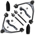 Detroit Axle - 8pc Front End Suspension Kit for 1998-2005 Lexus GS300, 1998-2000 GS400, 2001-2005 GS430, 2 Upper Control Arms 4