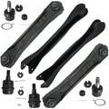 Detroit Axle - 8pc Front End Control Arms Kit for Jeep 1991-1999 Cherokee, 1991-1992 Comanche, 4 Upper & Lower Control Arms 4 Up