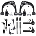 Detroit Axle - Front End 12pc Suspension Kit for 2003-2009 Toyota 4Runner FJ Cruiser Lexus GX470, 2 Upper Control Arms 2 Lower B