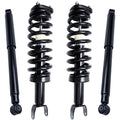 Detroit Axle - 4WD Struts Shocks for 2006 2007 2008 Dodge Ram 1500 Complete 2 Front Struts with Coil Spring 2 Rear Shock Absorbe