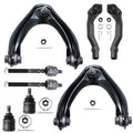 Detroit Axle - 8pc Front End Control Arms Kit for 96-00 Honda Civic Acura EL, 2 Upper Control Arms 2 Lower Ball Joints 4 Tie Rod