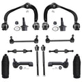 Detroit Axle - Front End 14pc Suspension Kit for Ford 2007-2014 Expedition Lincoln Navigator [2WD; 4WD], 2 Upper Control Arms 2
