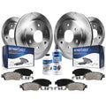 Detroit Axle - Brake Kit for Silverado Sierra Suburban Yukon XL 1500 Tahoe Escalade Disc Brake Rotors Ceramic Brakes Pads Replac