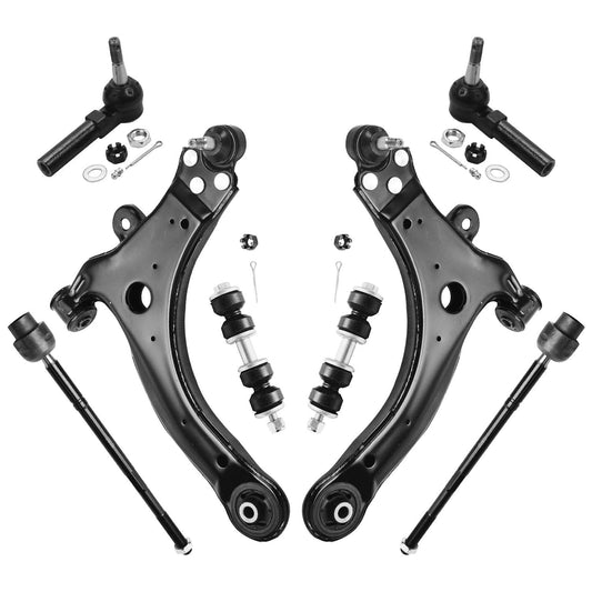 Detroit Axle - Front 8pc Suspension Kit for Chevrolet Impala Buick Allure LaCrosse Century Regal, 2 Lower Control Arms w/Ball Jo