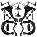 Detroit Axle - Front End 16pc Suspension Kit for 2006 2007 2008 Hyundai Sonata, 4 Control Arms 4 Tie Rods 2 Ball Joints 4 Front