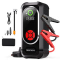 6000A Jump Starter with Air Compressor, Car Battery Jump Starter Portable (10.0 Gas/10.0L Diesel), 150 PSI 12V Car Battery Jump